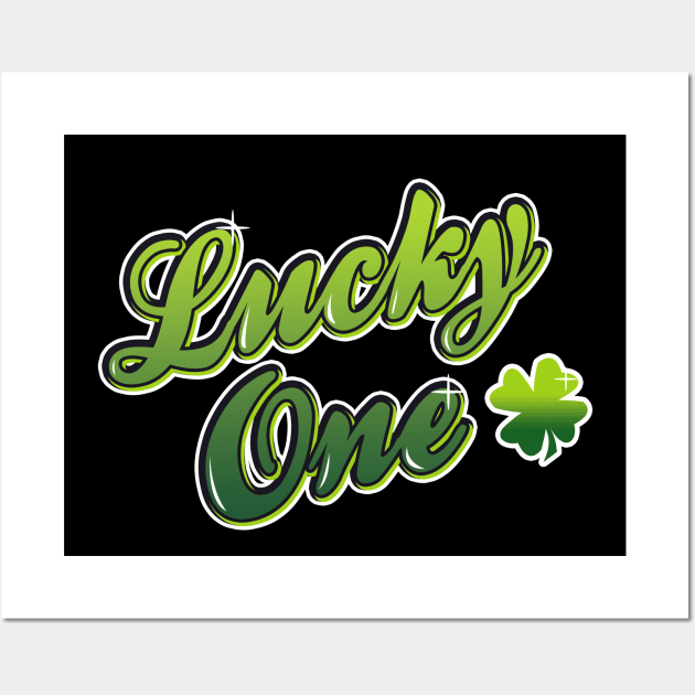 St. Patrick's Day lucky one Wall Art by Young at heart
